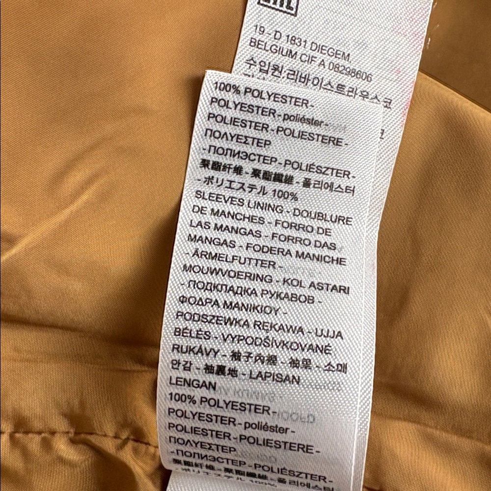 Levi's NWT Canvas Barn Jacket Medium Tan Corduroy Chore Coat - Picture 9 of 12